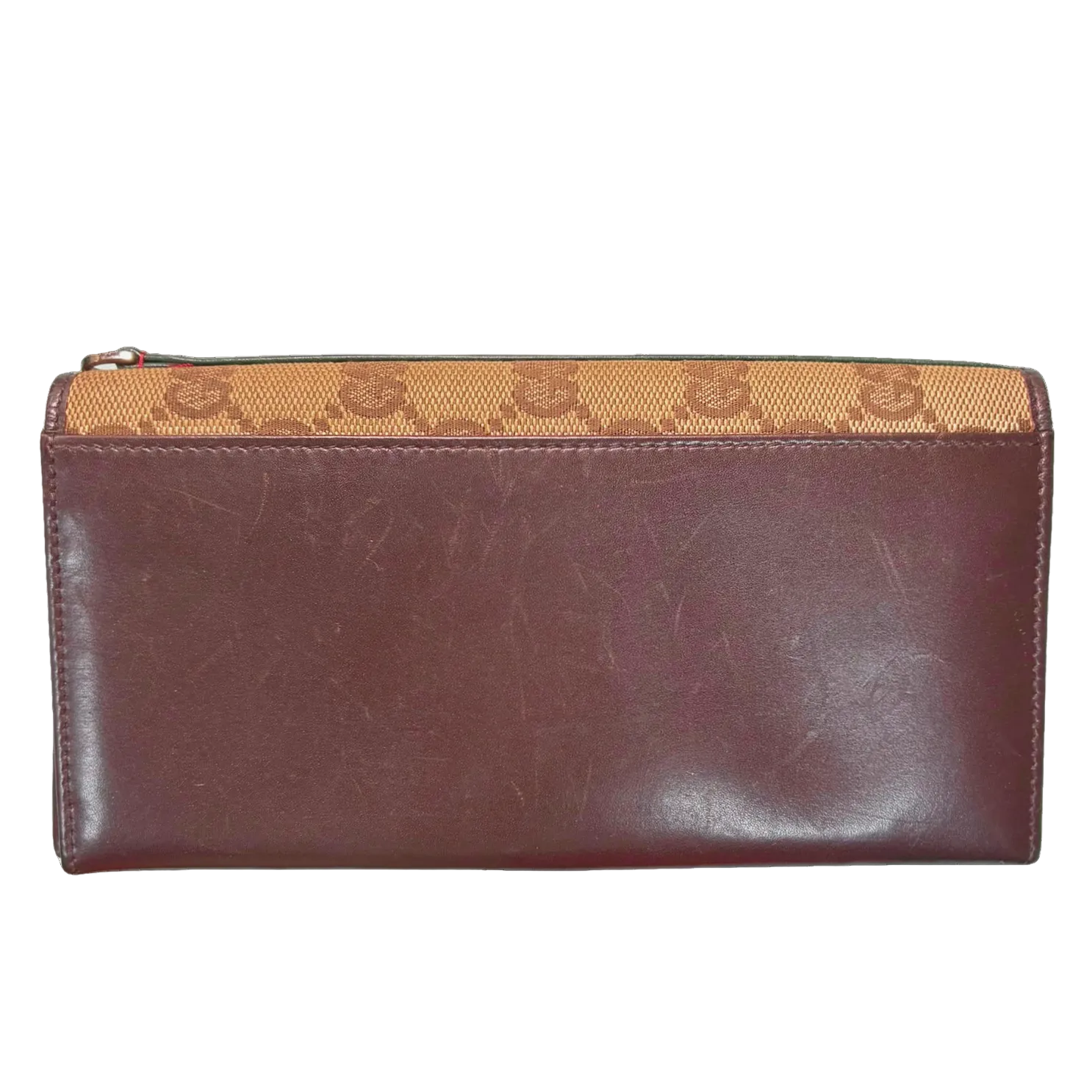 Gucci Brown GG Monogram Canvas Long Wallet Secondary image