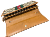Gucci Wallet Horsebit Clasp With Bamboo Accent