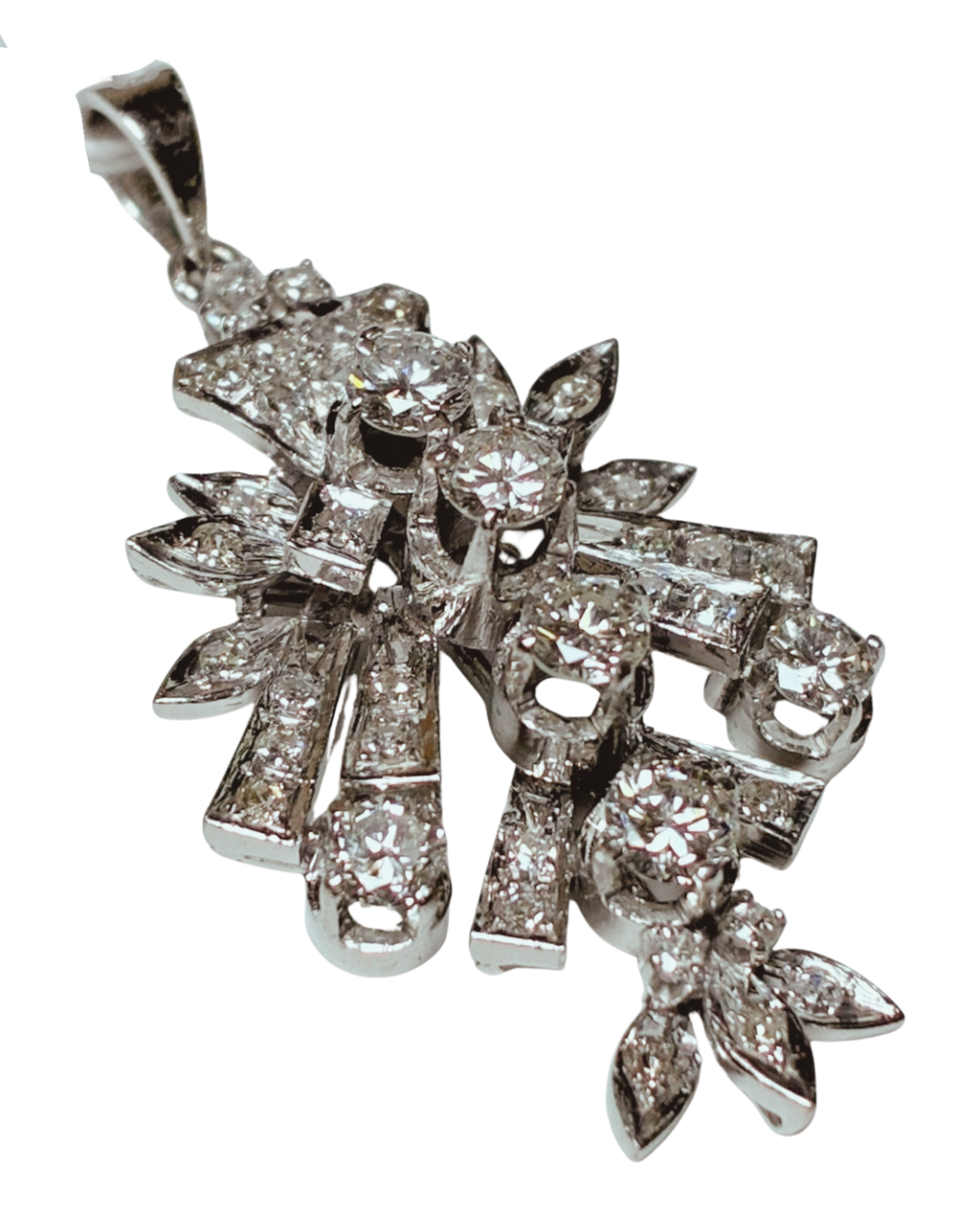 750WG Diamond Pendant 5.4GM
