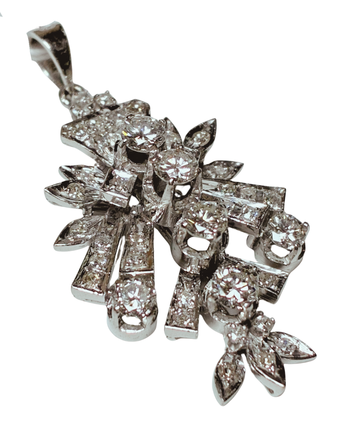 750WG Diamond Pendant 5.4GM
