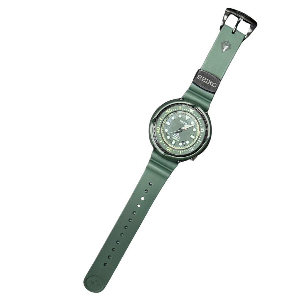 Seiko SLA029J1 Marinemaster Emperor Tuna Prospex x Gundam Zaku II 40th Anniversary 1000m Men's Watch, 52.40mm