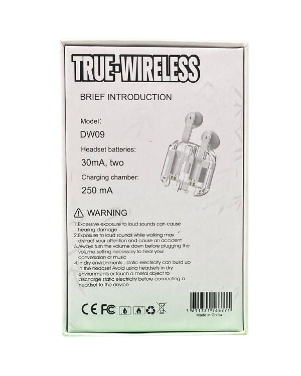 DW09 Wireless Earbuds Off White Secondary image