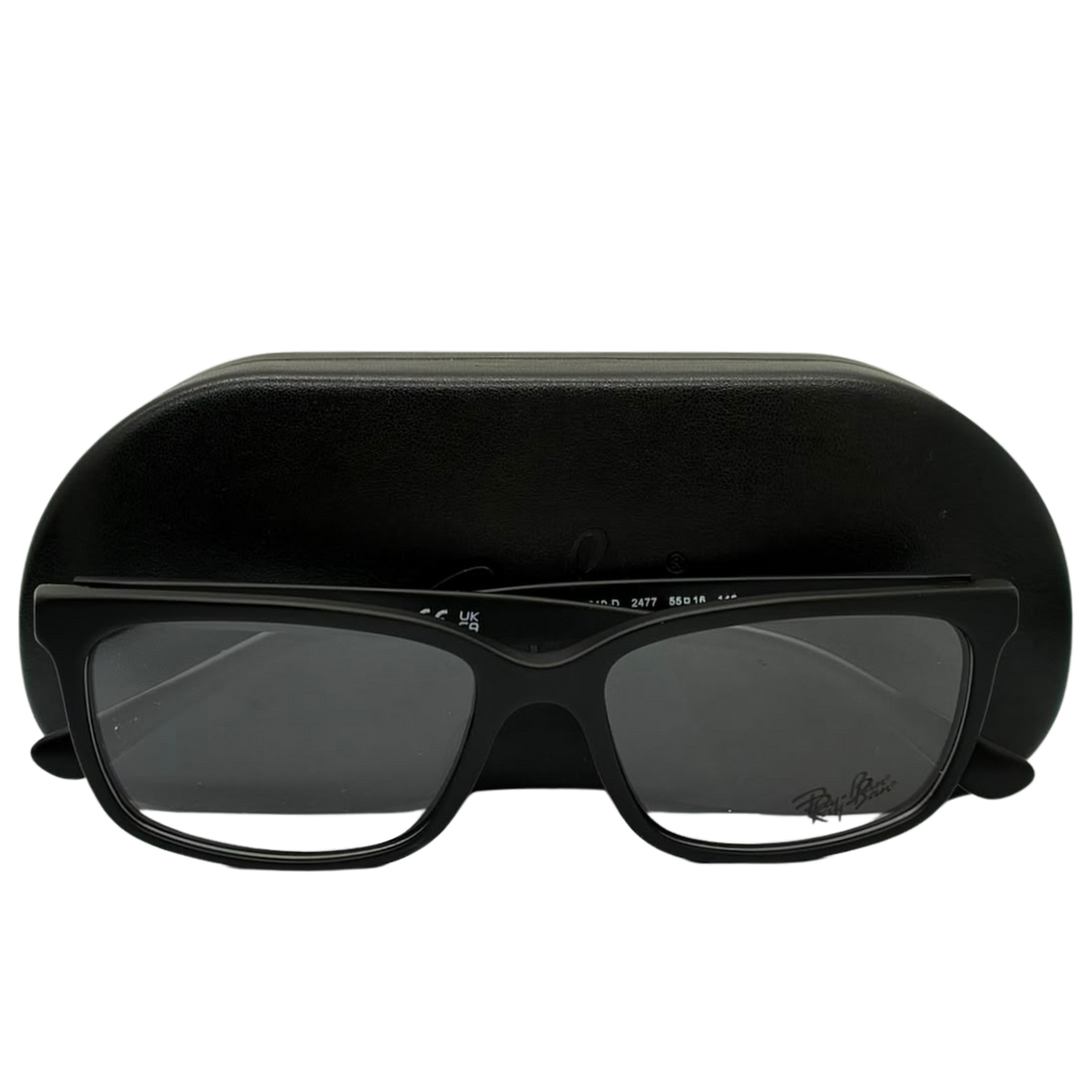 RayBan RB5319D Black Glasses Matte Frame With 55mm Lenses