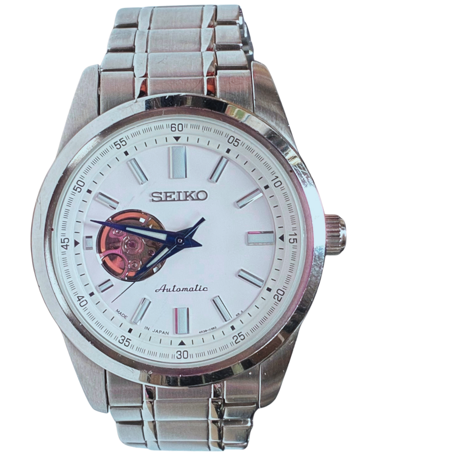 Seiko SCVE049 Selection Open Heart Mens Watch