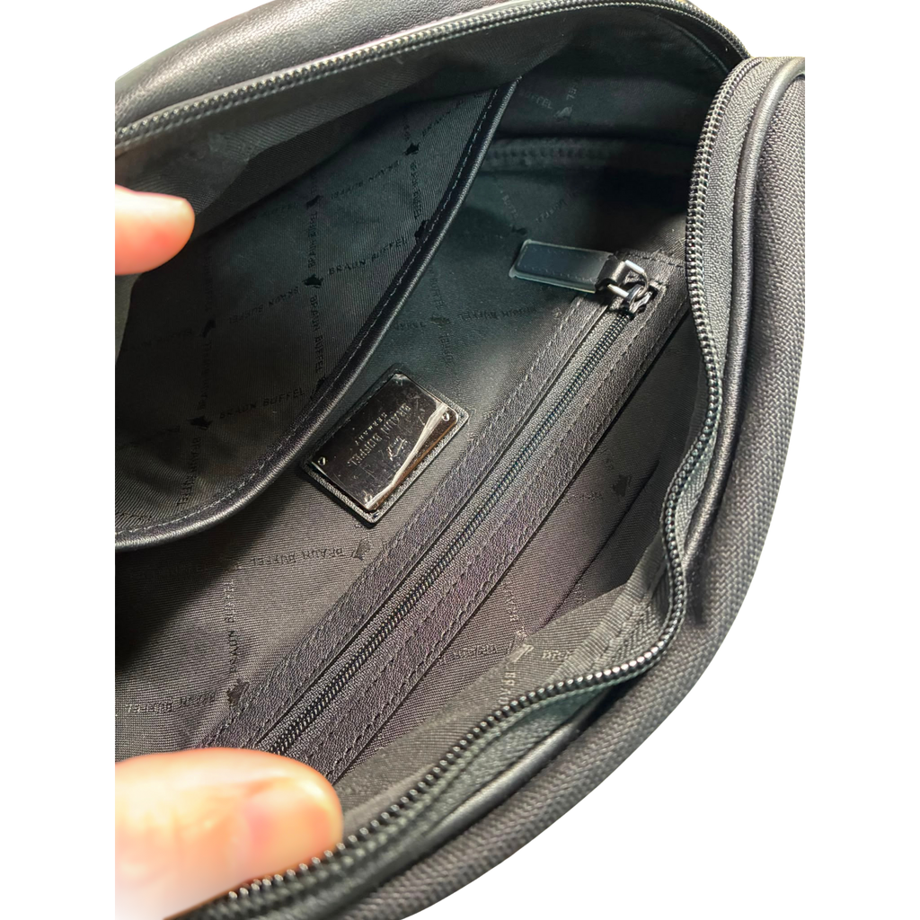 Braun Buffel Jimp Medium Waist Pouch Black