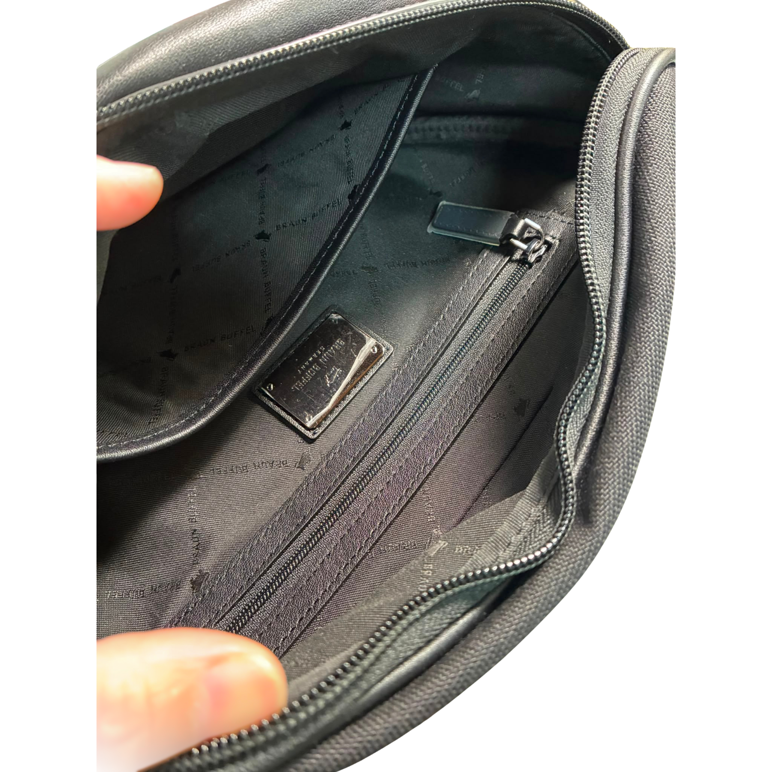 Braun Buffel Jimp Medium Waist Pouch Black