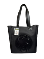 Hunting World Tote Bag Canvas And Leather Black