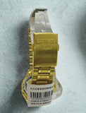 Seiko 5 Automatic GoldTone Black Dial Stainless Steel Band Watch 7S2611K4