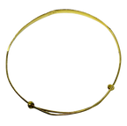 916YG Adjustable Baby Slim Bangle 2.3GM