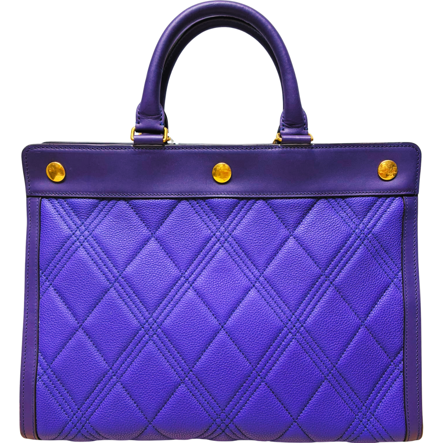 Mulberry HH3951 205U678 Marylebone Quilted Small Classic Handbag Indigo Secondary image