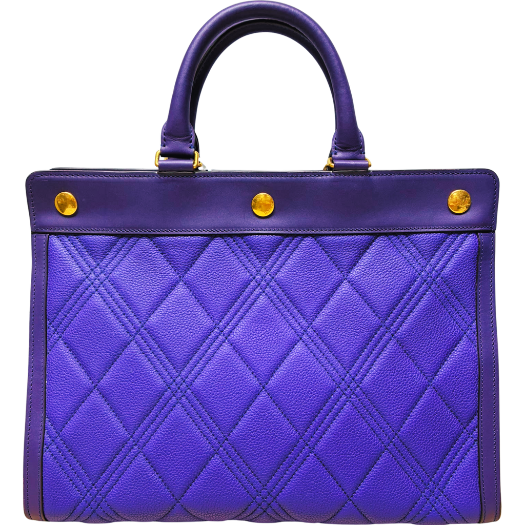 Mulberry HH3951 205U678 Marylebone Quilted Small Classic Handbag Indigo
