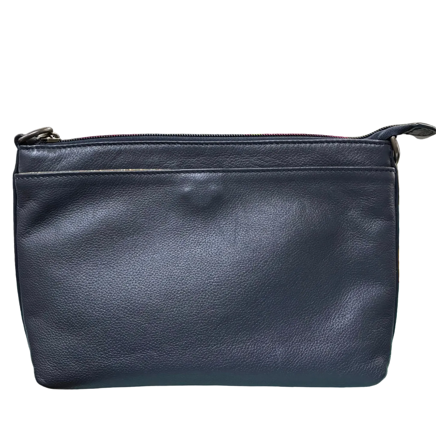 Motherhouse Shoulder Bag Navy Blue Pebbled Leather Main image