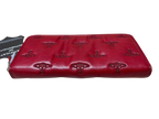 Vivienne Westwood Red Embossed Orb Long Wallet