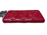 Vivienne Westwood Red Embossed Orb Long Wallet
