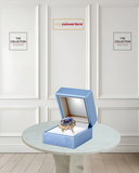 Diamond Sapphire Ring 5.76K 6.2 Gram