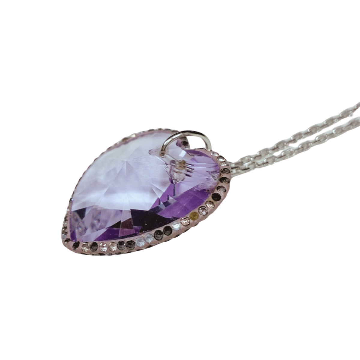 Swarovski Reverie Violet Heart Pendant