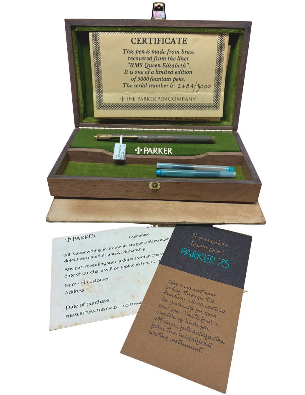 Parker 75 RMS Queen Elizabeth Limited Edition Fountain Pen