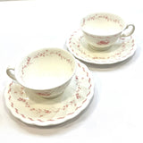 Noritake Bone China Cup & Saucer, Set of 4