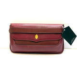 Cartier, MUST DE CARTIER Burgundy Leather Clutch Pochette