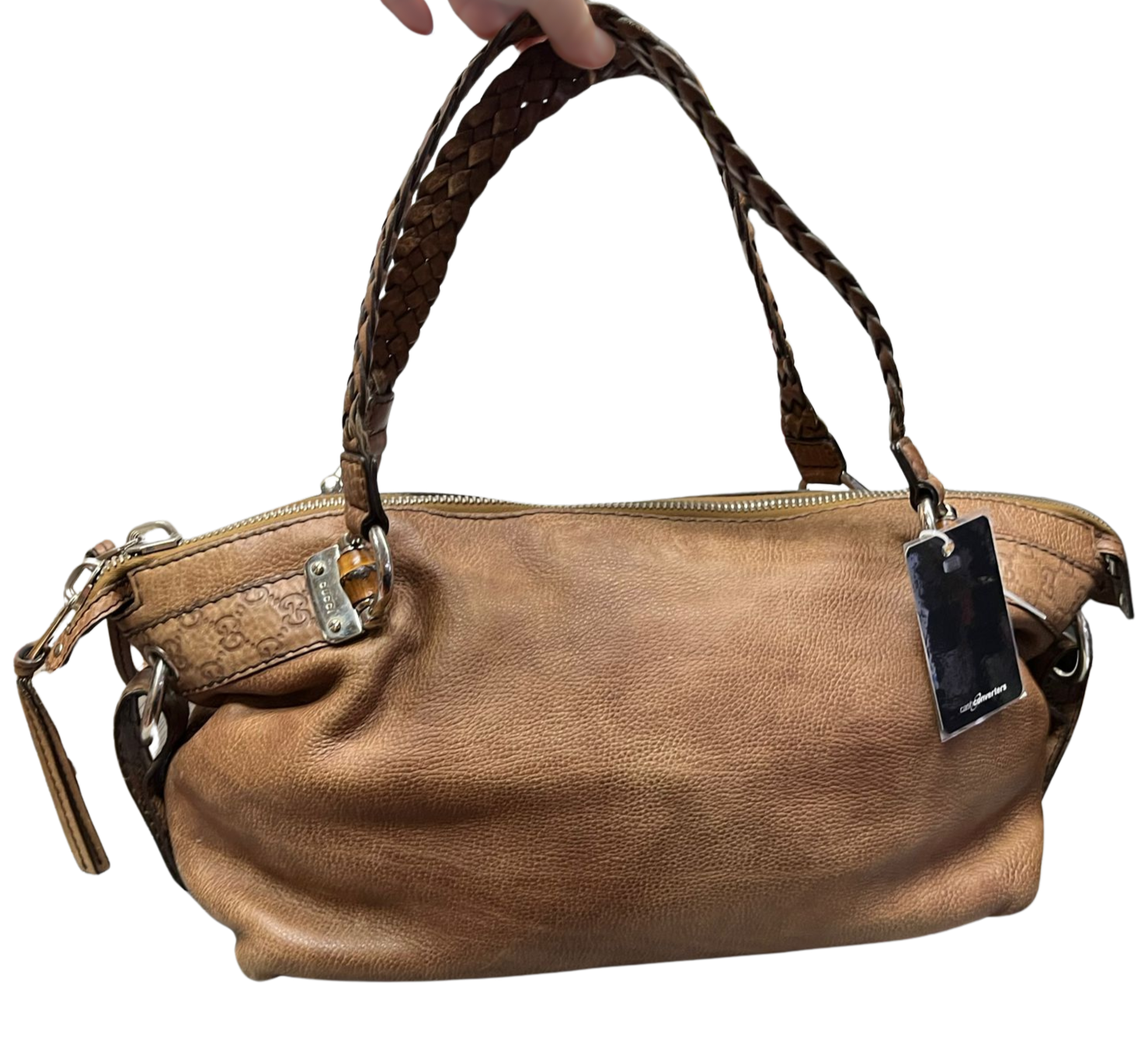 Gucci Bamboo Bar Shoulder Bag brown