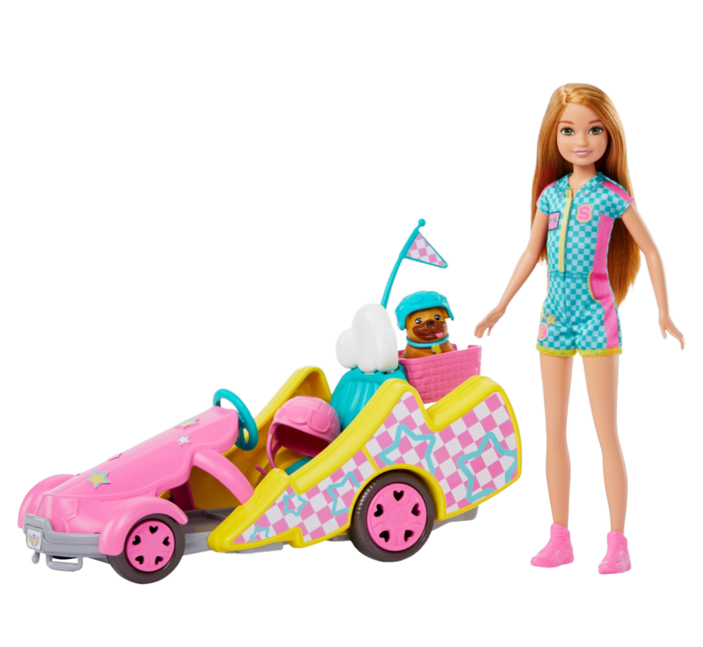 Barbie Stacie Doll With GoKart  9Piece Toy Set HRM08 Secondary image