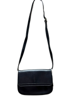 Vintage Lancel Paris Black Leather Shoulder Bag