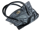 Lancel Paris Black Leather Handbag