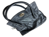 Lancel Paris Black Leather Handbag