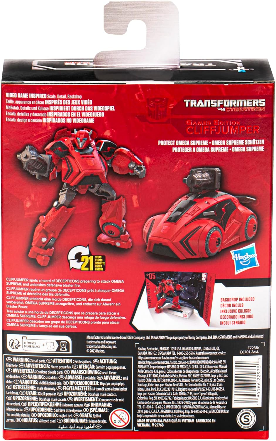 Takara Tomy Transformers Toys Studio Series Deluxe Transformers War For Cybertron 05 Gamer Edition Cliffjumper 4.5inch