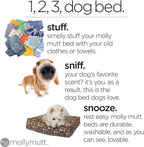 Molly Mutt Huge Dog Bed Cover Papillon Print 36inx45inx5in