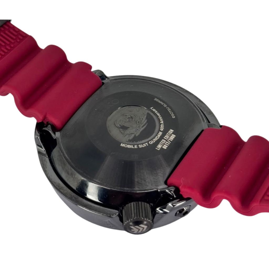 Seiko SLA031J1 Prospex Marinemaster Emperor Tuna 40th Anniversary MS-06S Zaku II Gundam Watch, 52.40mm
