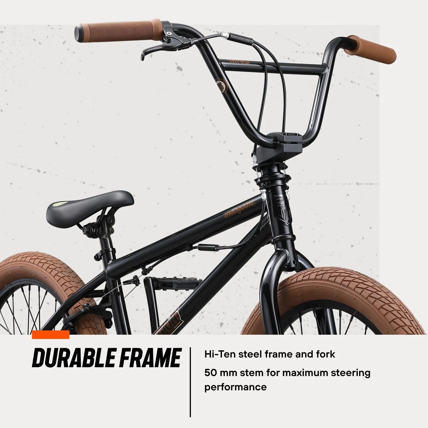 Mongoose Legion L20 Kids Freestyle BMX Bike Intermediate Rider 20inch Wheels Black