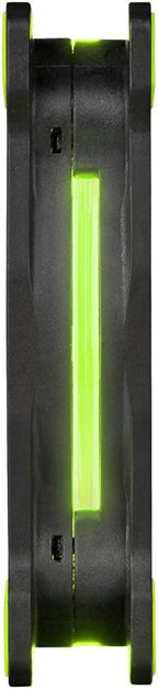 Thermaltake Riing 12 High Static Pressure Circular Ring Green LED Case Radiator Fan CLF055PL12GRA