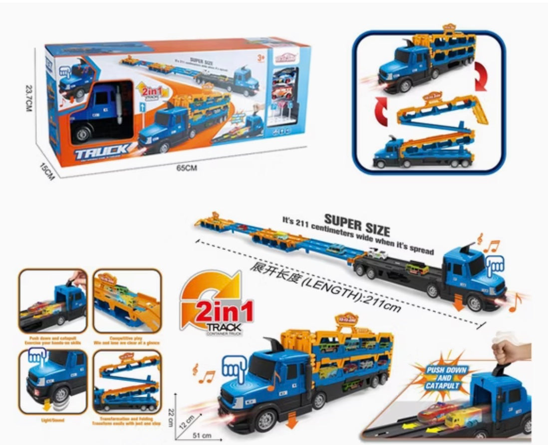 2in1 Track Container Truck Secondary image