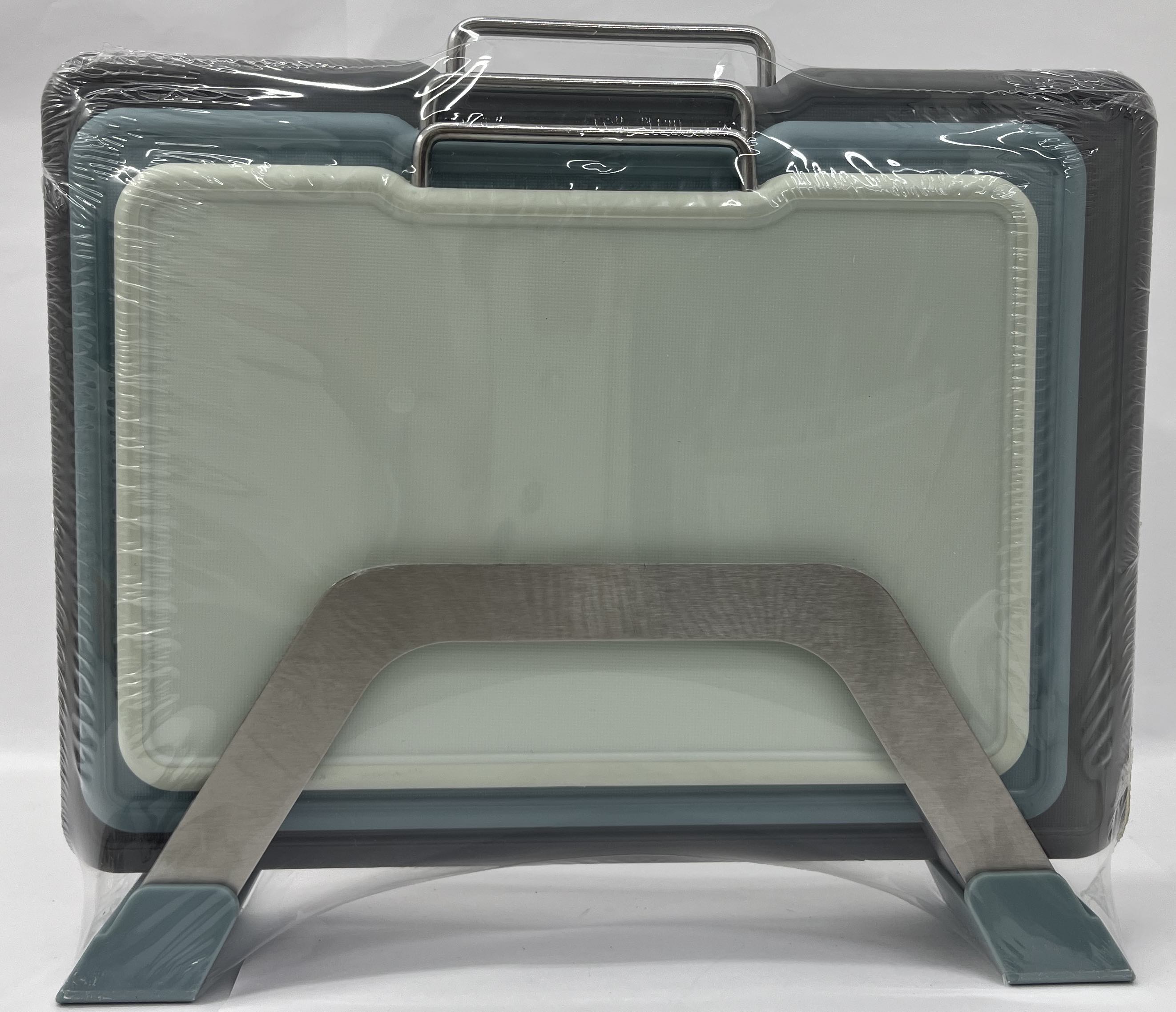 Chopping Board 3pc Set With Storage Stand 12529