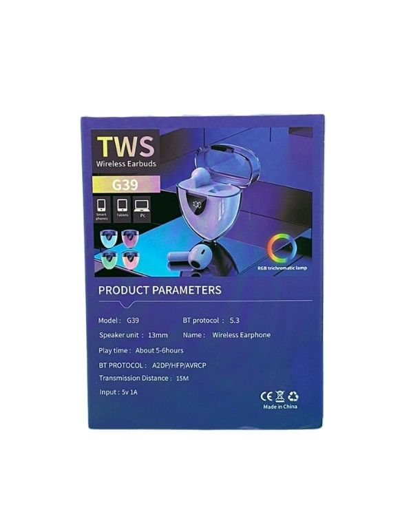 TWS G39 Wireless Earbuds Secondary image