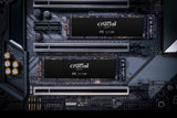 Crucial CT2000P5SSD8 P5 3D NAND NVMe PCIe M.2 SSD Black 2TB