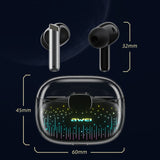 Awei T52 Pro True Wireless Gaming Bluetooth Earbuds