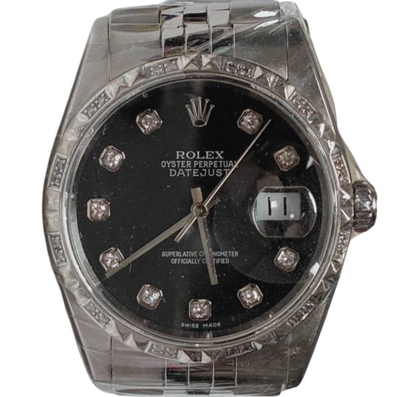 Rolex 16234 Datejust 36mm Custom Diamond Bezel
