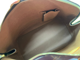 Louis Vuitton Alma PM Handbag Monogram Coated Canvas Vachetta Leather Trim