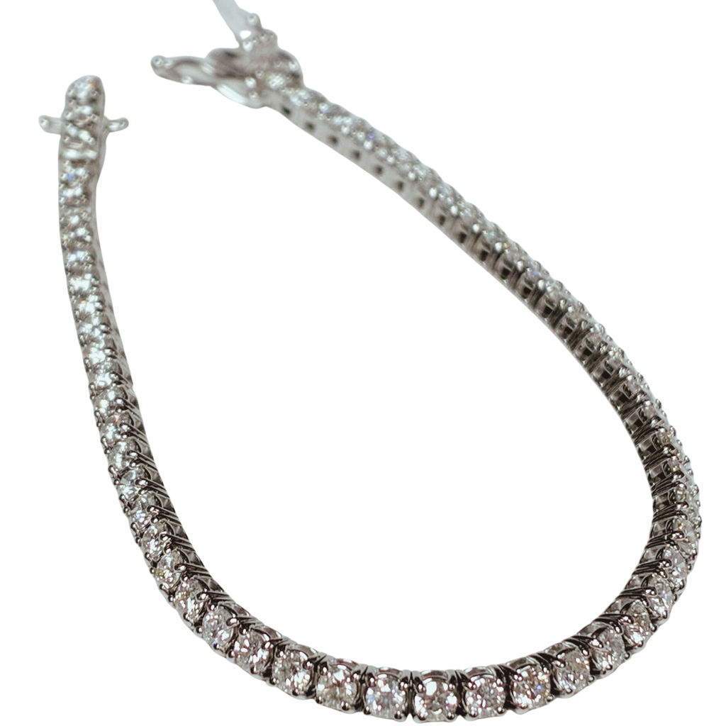 18KWG Classic Diamond Tennis Bracelet 8.3GM