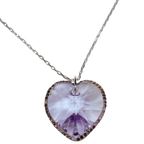 Swarovski Reverie Violet Heart Pendant