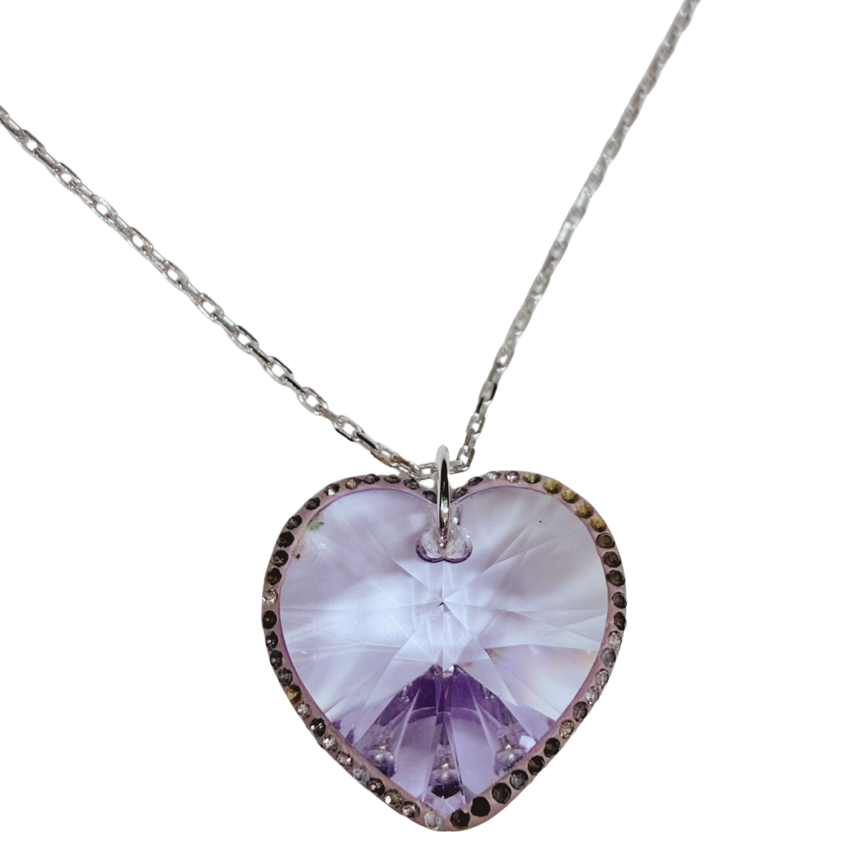 Swarovski Reverie Violet Heart Pendant