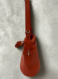 Furla Giove Leather Bag Orange Small
