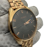 Nixon Men's Quartz Gold Color Watch See Your Sights The Bullets