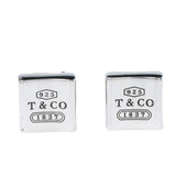 Tiffany & Co. 1837 Sterling Silver Classic Square Cufflinks
