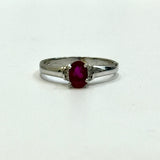 750WG Ruby & Diamonds Ring