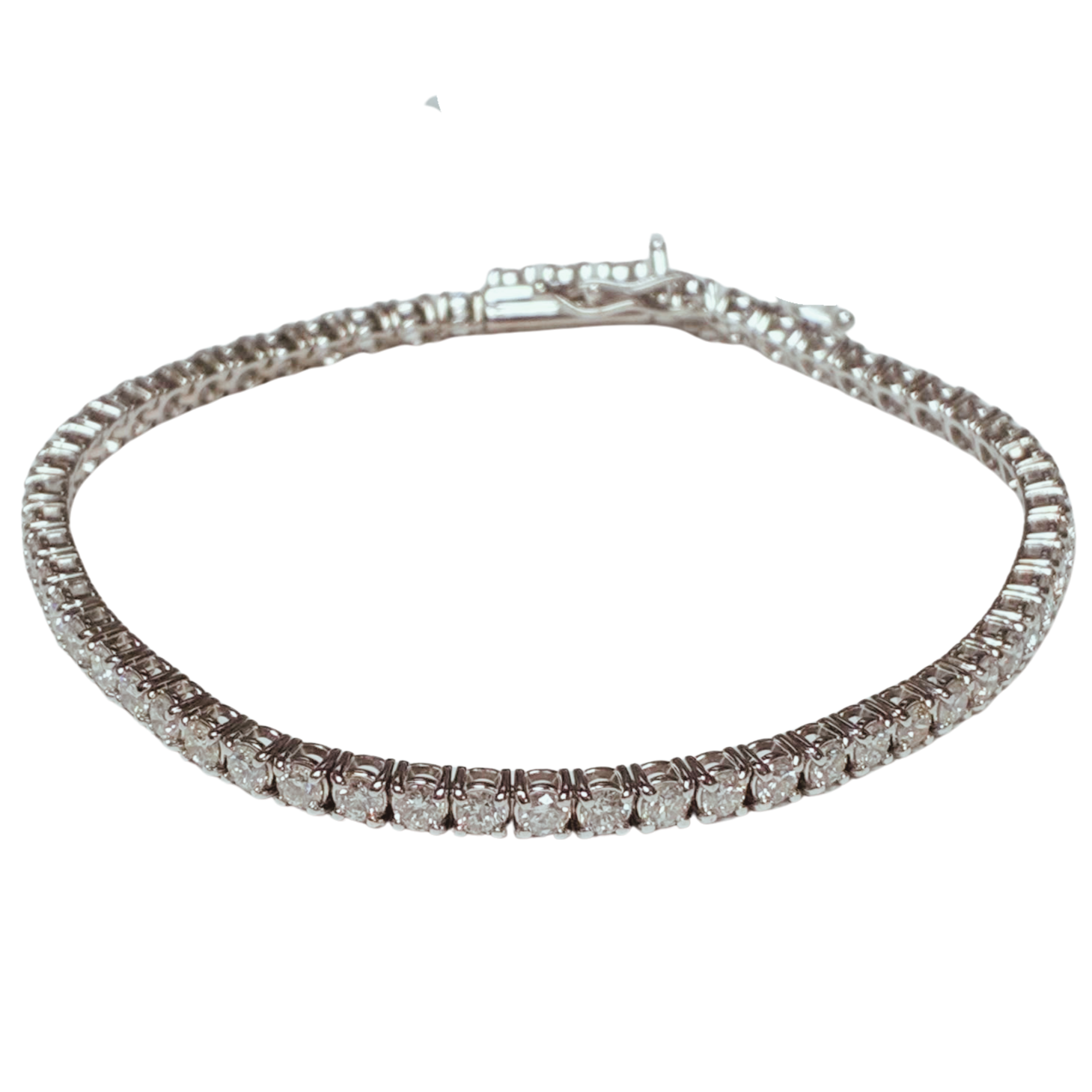 18KWG Classic Diamond Tennis Bracelet 8.3GM