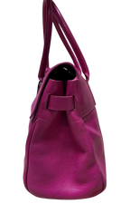 Mulberry Pink Pebbled Leather Bayswater Satchel