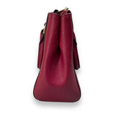 MIchael Kors Leather Tote Bag Wine Red